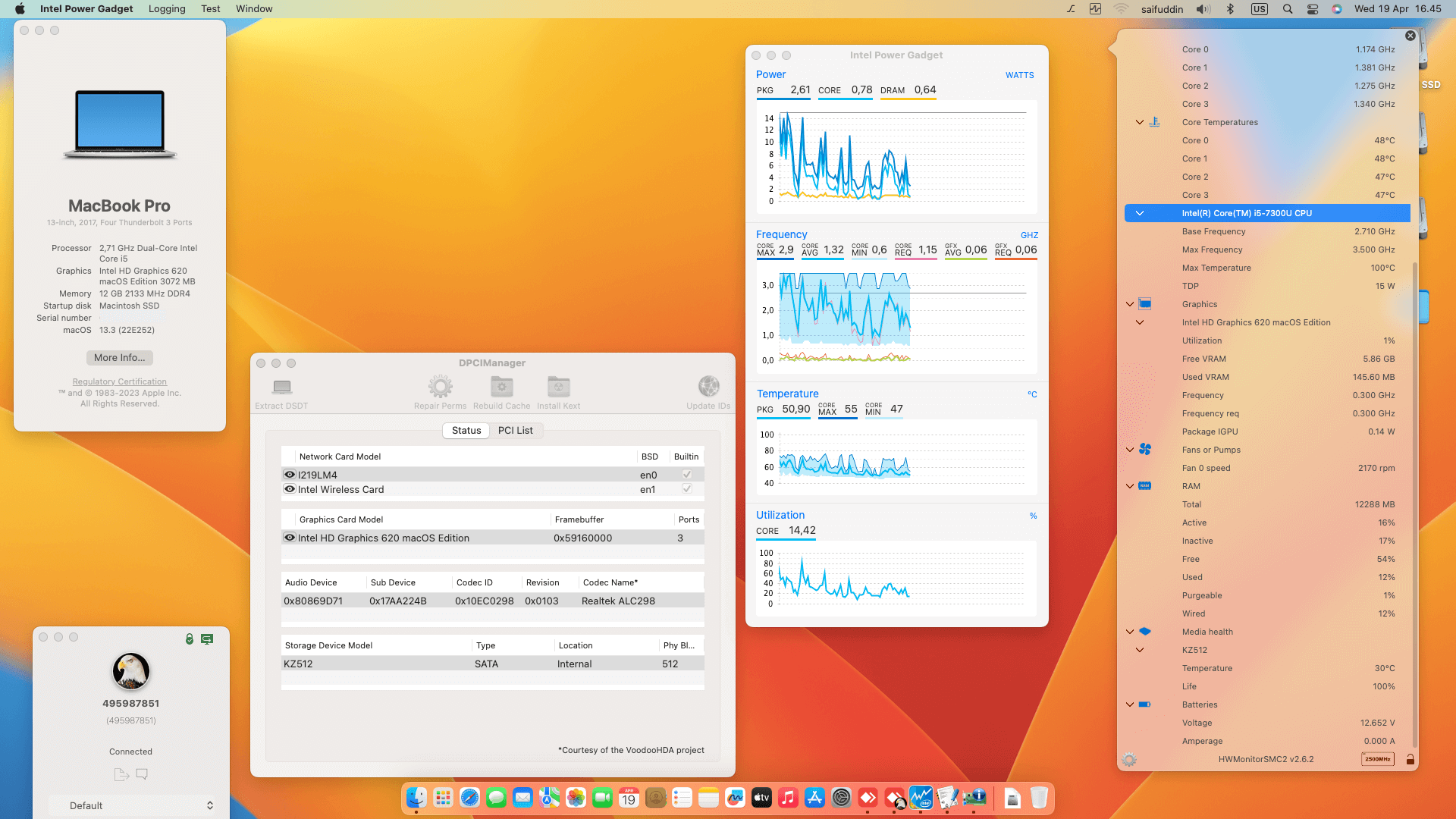 Lenovo Thinkpad T470S 4th [SkyLake   Intel HD 520 + PS2 SMBUS]   OpenCore 1